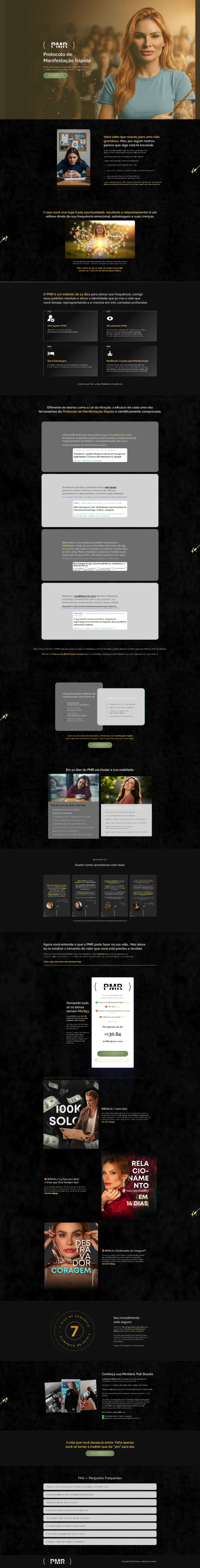 Landing page de vendas de um curso online voltado a autoestima e autoconfiança do público feminino